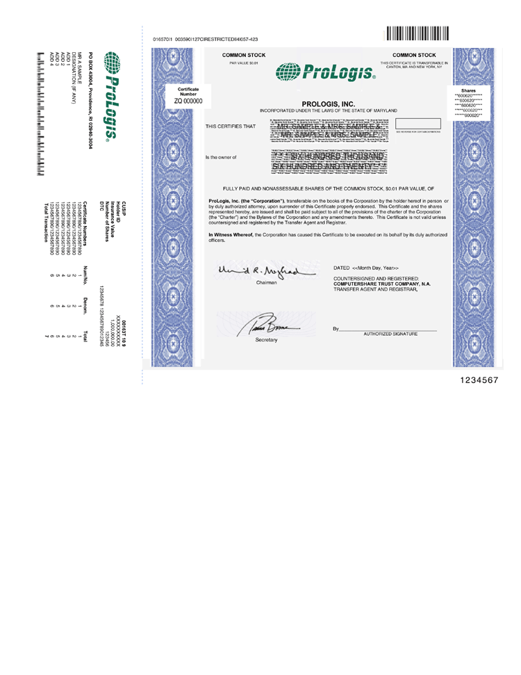 STOCK CERTIFICATE